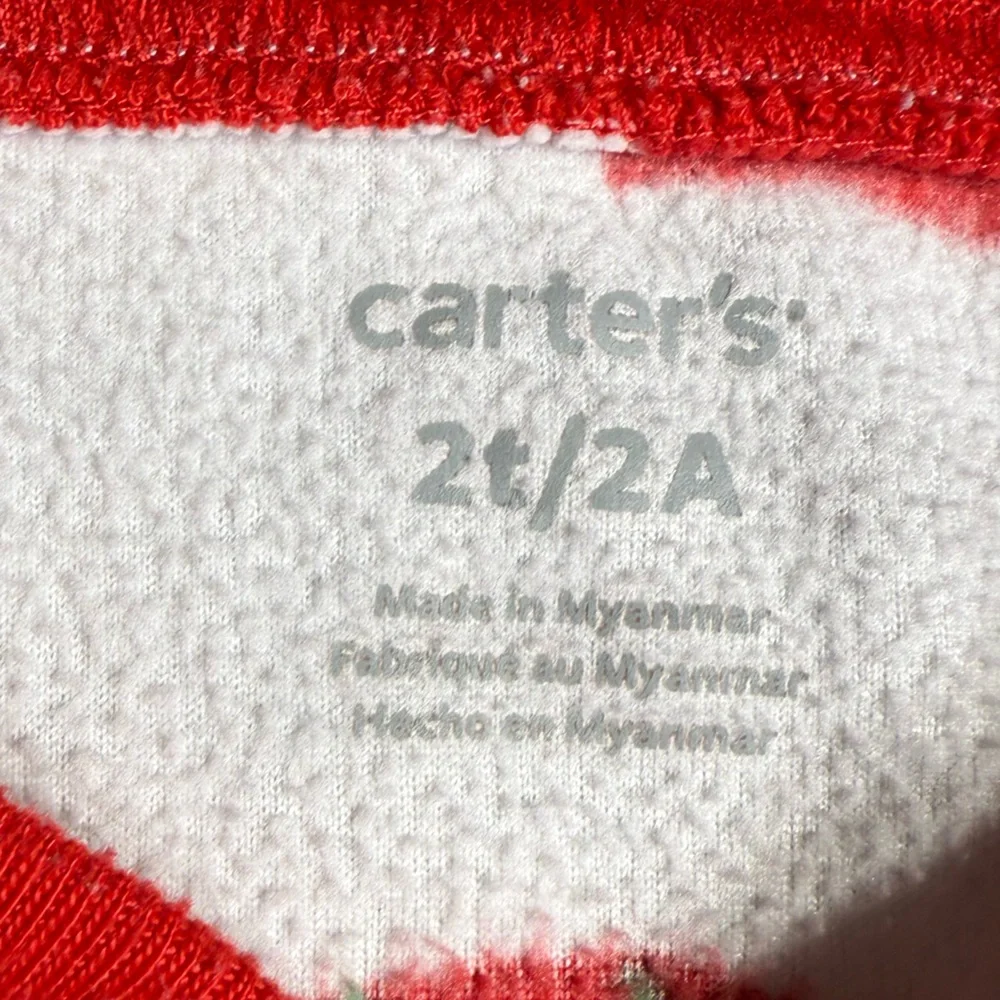 Carter's | Holiday Fleece Footie Pajamas | 2T